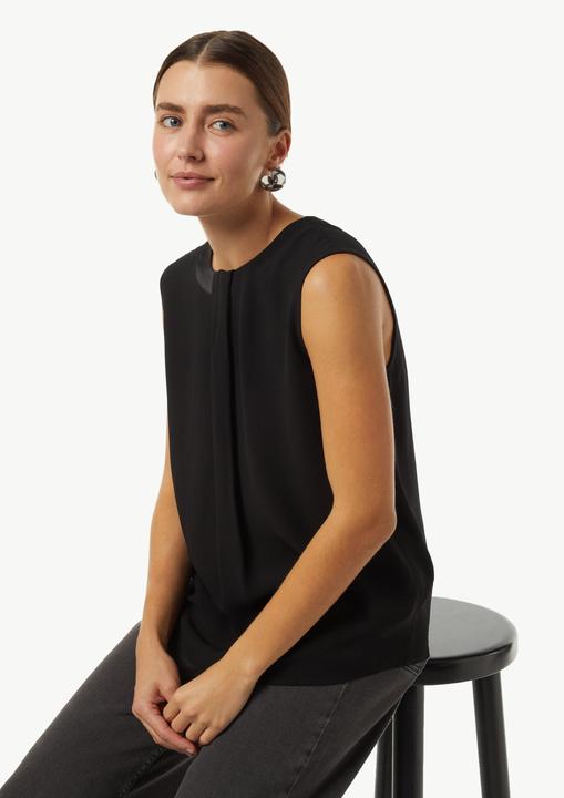 Produktbild Comma Bluse Crêpe-Top mit Faltendetail (36)