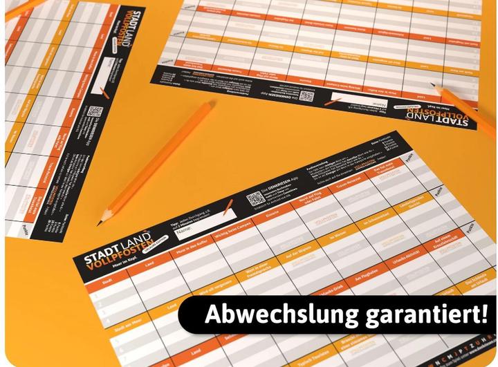 Produktbild Denkriesen Stadt Land Vollpfosten - A4 Block Urlaubs Edition (d) (Deutsch)