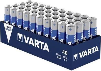 Immagine prodotto Varta Micro (AAA) Batteria Alkali-Ma (40 pz., AAA, 1260 mAh)