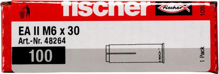 Produktbild Fischer Einschlaganker EA II M6x30 (100 Stk.)