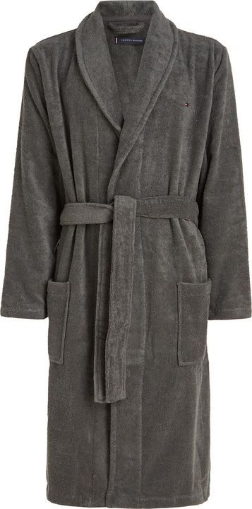 Actual product image Tommy Hilfiger Bathrobe "Icon" Anthracite (S)