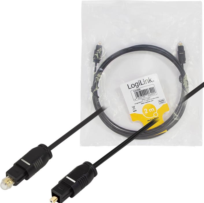 Productafbeelding LogiLink CA Toslink (2 m, Optische)