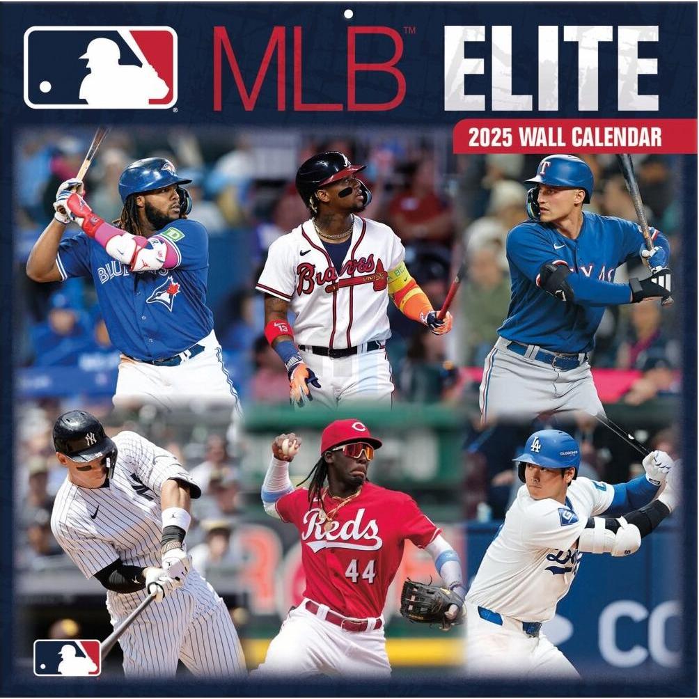 Turner, Kalender, MLB - Elite - 30.5 x 30.5 cm Wandkalender 2025 (30.5 x 30.5 cm, Französisch, Italienisch, Spanisch, De...