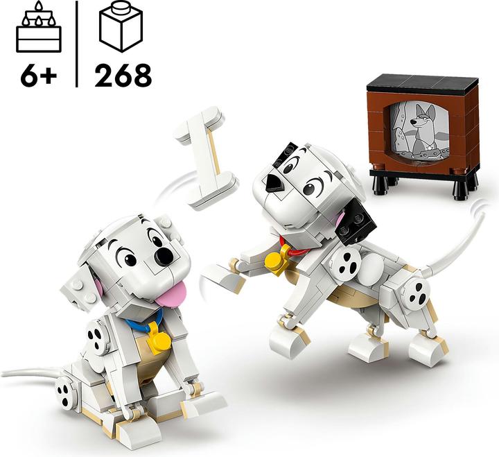Produktbild LEGO Die Welpen Lucky und Penny aus 101 Dalmatiner (43271, LEGO Disney)