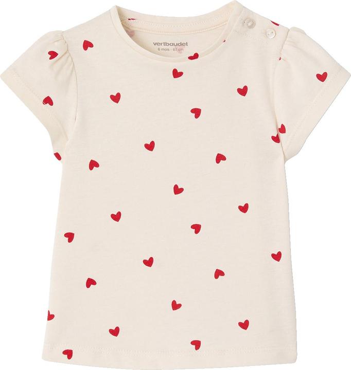Actual product image Vertbaudet 2er-Pack Baby T-Shirts BASIC bedruckt (98)