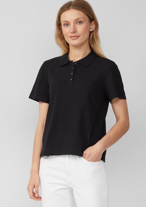 Produktbild S.Oliver Polo-Shirt Verkürztes Poloshirt aus Baumwollpiqué (36)