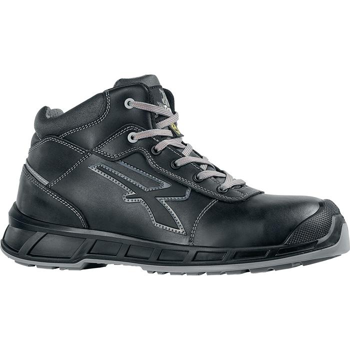 U-Power, Sicherheitsschuhe, Sicherheitsstiefel Gaynor Gr.41 schwarz-grau S3 CI SRC ESD EN20345 Leder U.POWER (S3, 41)