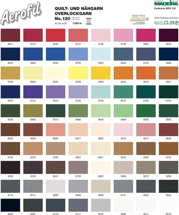 Produktbild Madeira Aerofil Stärke 120 1000 m (1000 m)