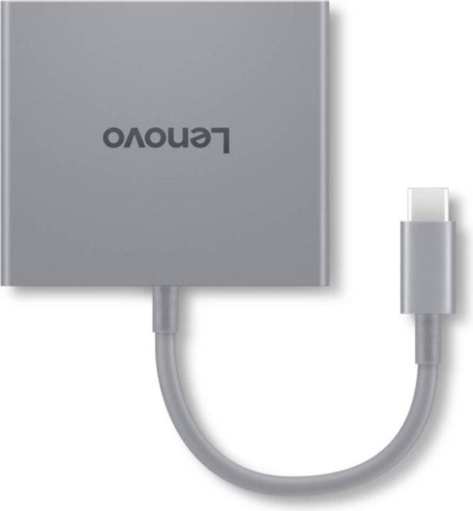 Actual product image Lenovo USB-C 4 in 1 travel hub Gen2 (P) (USB-C, 4 ports)