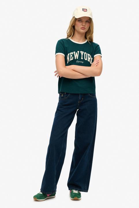 Produktbild Superdry Tailliertes Athletic Essential Ringer-T-Shirt (L)