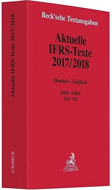 Produktbild Aktuelle IFRS-Texte 2017/2018 (Deutsch, Englisch, 2018)