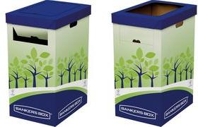 Produktbild Fellowes BANKERS BOX Recycling-Beh„lter, groá, grn/blau (69 l)