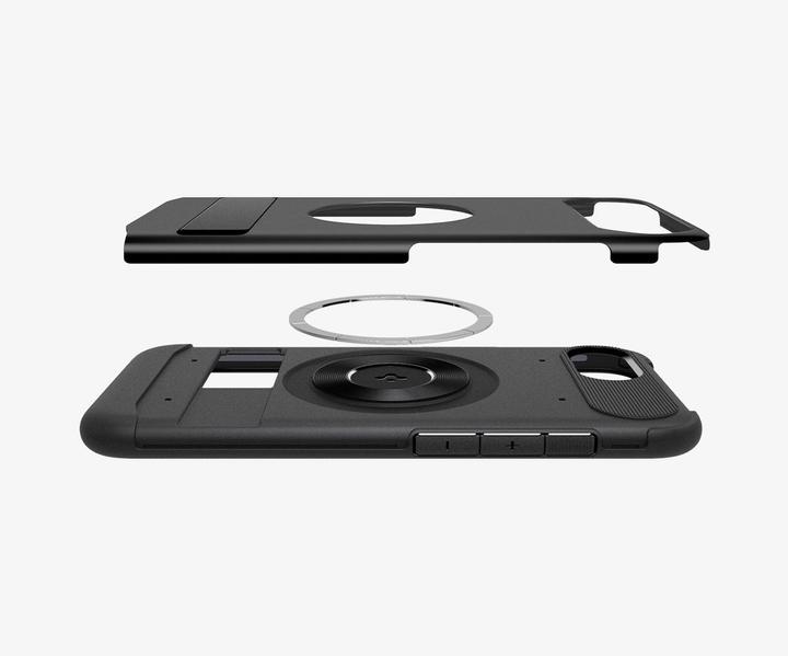 Produktbild Spigen Slim Armor MagSafe iPhone 16e Case - Black (Apple iPhone 16e)