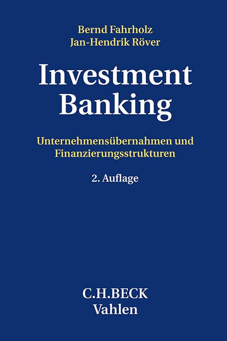 Actual product image Investment Banking (German, Bernd Fahrholz, Jan-Hendrik Röver, 2024)