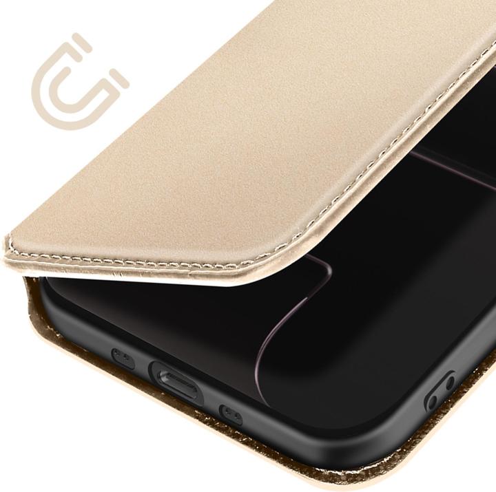 Produktbild OEM Book case DUAL POCKET Book case for IPHONE 17 Air gold (Apple iPhone Air)