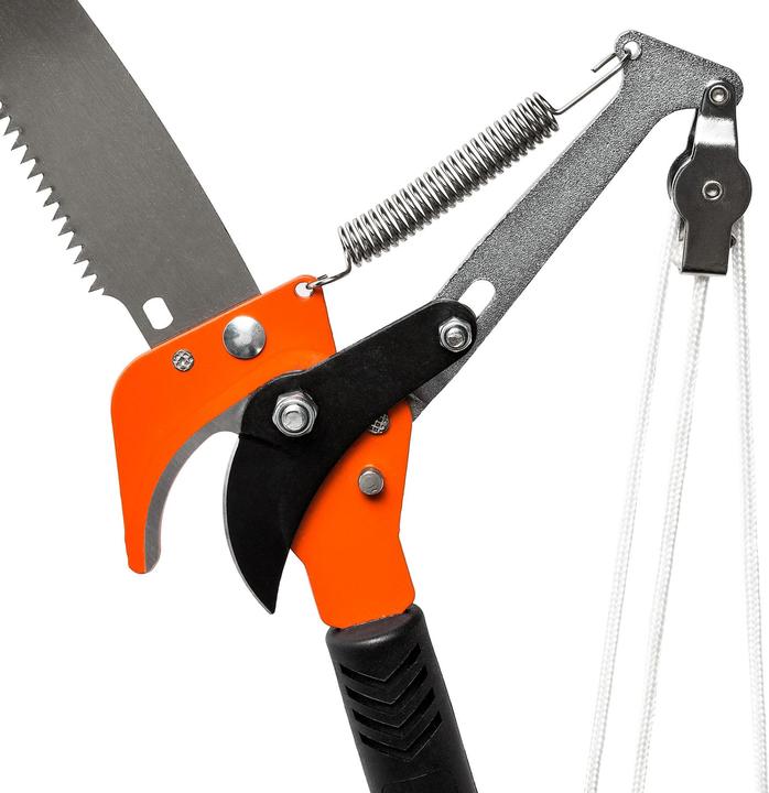Actual product image tectake Telescopic pruning shears with saw