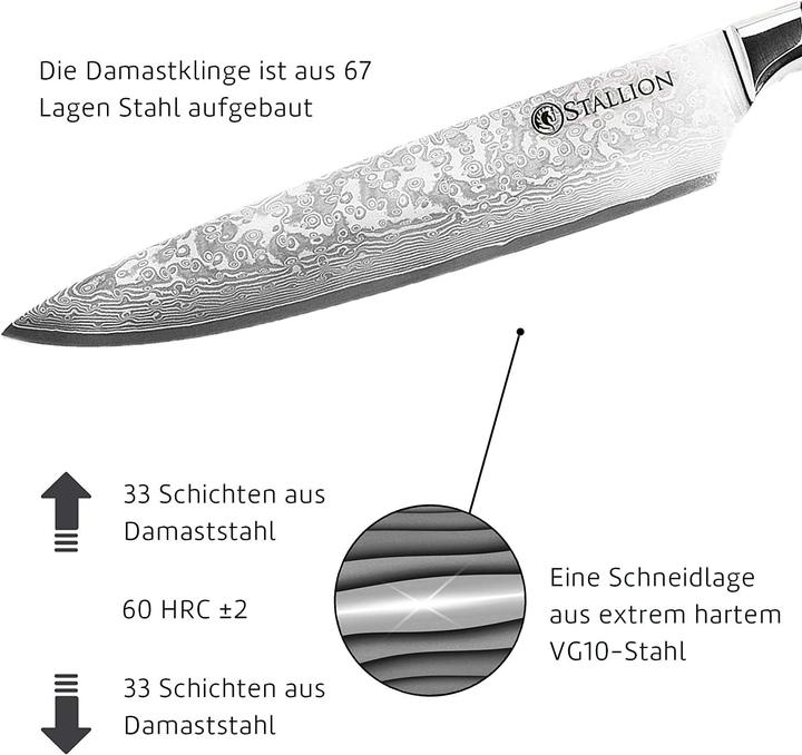 Produktbild Stallion Messerset mit Messerblock