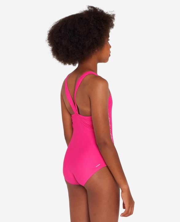 Produktbild Nabaiji Girls’ swimming 1-piece swimsuit - 100 Viki pink (140)