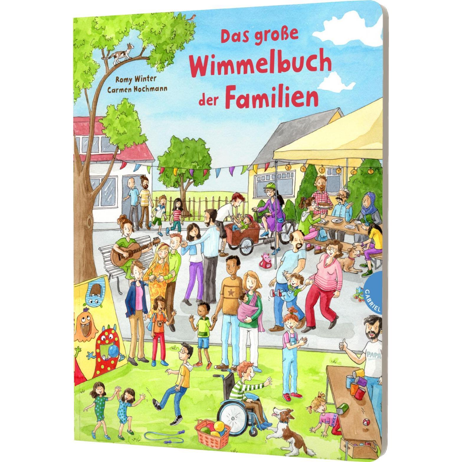 Thumbnail - Das grosse Wimmelbuch der Familien, Kinderbücher von Romy Winter, Carmen Hochmann