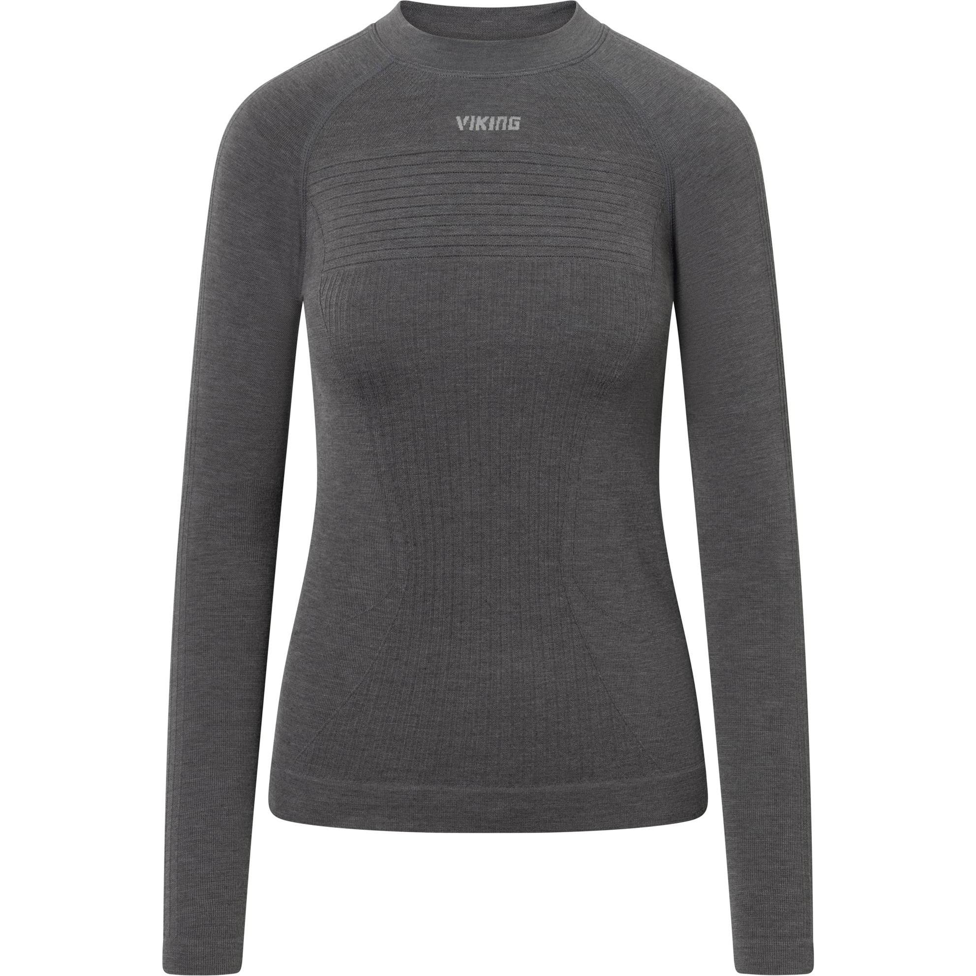 Viking, Donne, Maglia funzionale, Tende Lady Longsleeve PrimaLoft Cashmere Grau (L), Grigio, L
