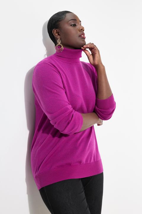 Produktbild Ulla Popken Rollkragen, Pullover, Merinowolle, Classic Fit, Langarm (50, 52)