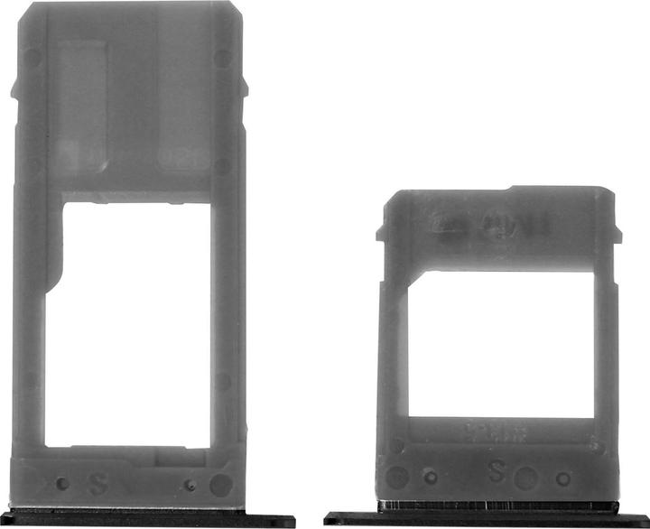 Actual product image Avizar SIM card holder + micro SD card holder black for Samsung Galaxy A5 2017 (SIM holder)