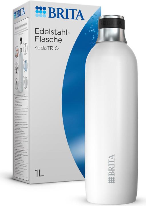 Produktbild Brita sodaTRIO Edelstahlflasche