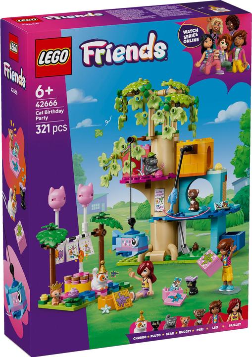 Image du produit LEGO Katzengeburtstagsparty & Baumhaus (LEGO Friends)