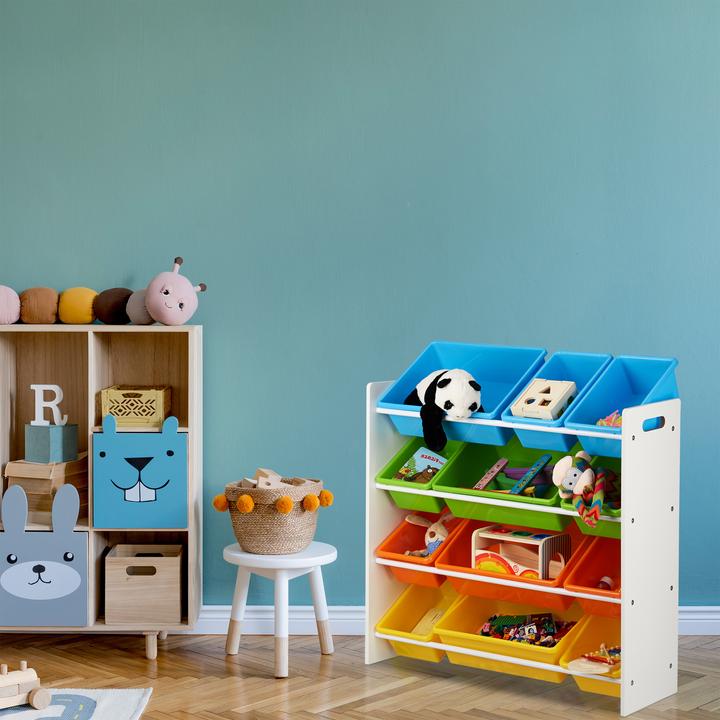 Actual product image Relaxdays Children's Storage Shelf with Bins