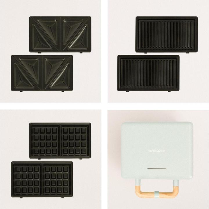 Produktbild Create STONE 3 IN 1 STUDIO - Sandwich- und Waffeleisen (CH-Stecker)