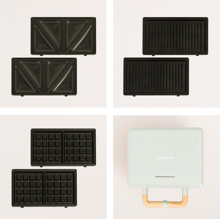 Produktbild Create STONE 3 IN 1 STUDIO - Sandwich- und Waffeleisen (CH-Stecker)
