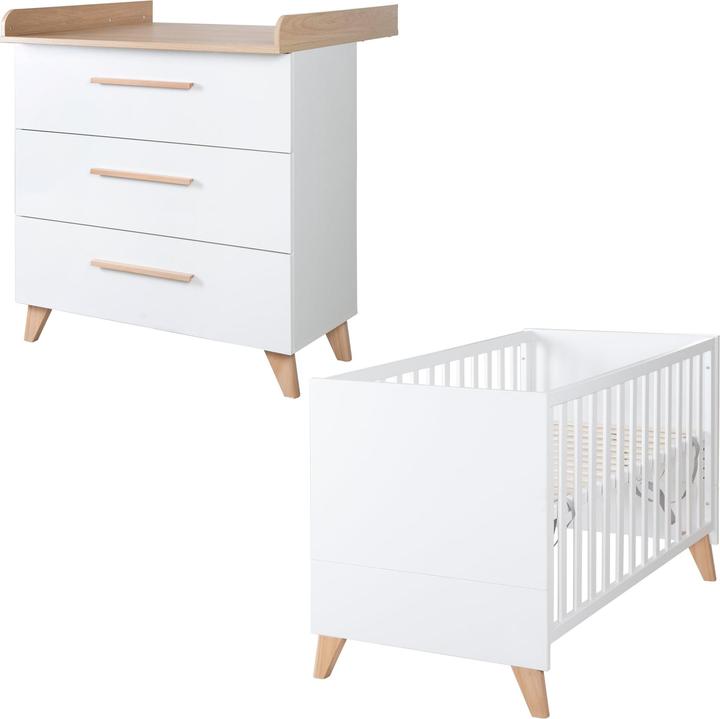 Actual product image Roba Kinderzimmerset Leon (Baby cot, Changing unit)