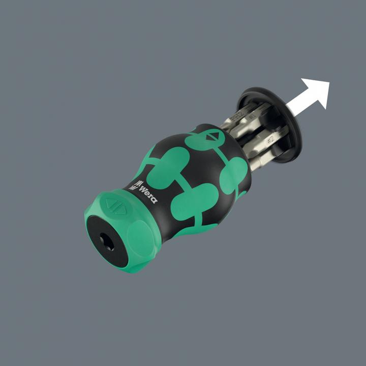 Actual product image Wera KK Stubby Magazin RA 4 (Port, Phillipps cross recess (PH), T-section)