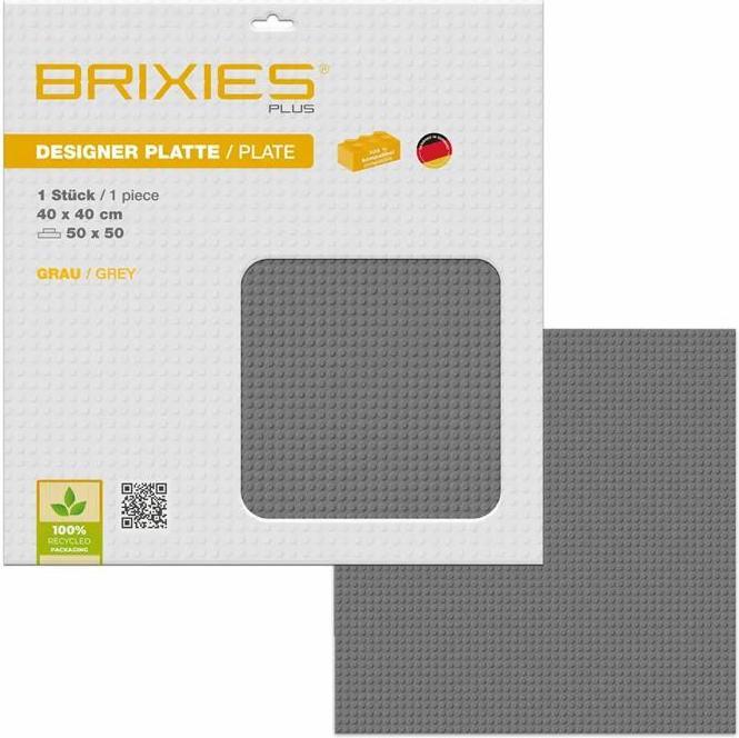Produktbild Brixies Bauplatte 50x50 Basic grau