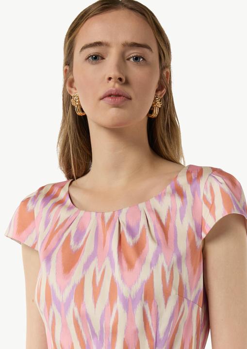 Actual product image Comma Kleid Gemustertes Etuikleid mit abnehmbarem Gürtel (38)