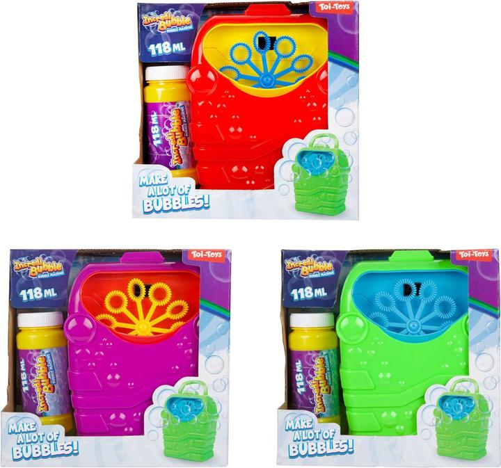 Image du produit Toi-Toys Incredibubble Machine à bulles de savon, carrée