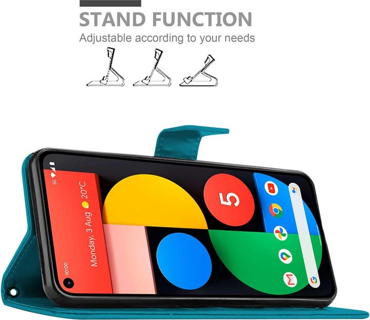 Actual product image Cadorabo Case for Alcatel 1S 2020 Flower Book (1S (2020))