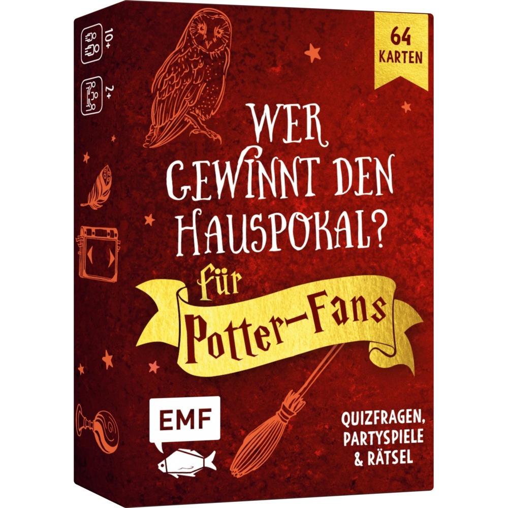 Thumbnail - Edition Fischer Kartenbox: Wer gewinnt den Hauspokal? Das Partyspiel für alle Potterheads (Deutsch)