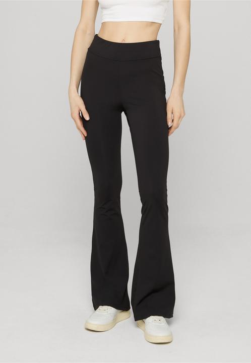 Actual product image Urban Classics Ladies Recycled High Waist Flared Leggings - 17082 (3XL)