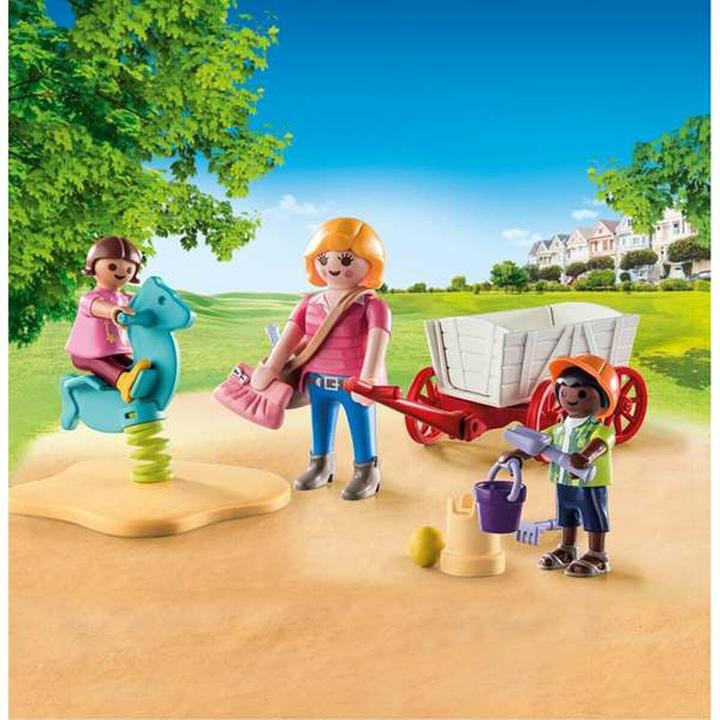 Actual product image Playmobil 71258 Starter Pack governess with handcart (71258, Playmobil City Life)