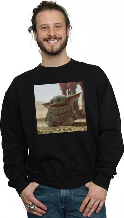 Immagine prodotto Star Wars The Mandalorian The Child Scene Felpa Uomo (5XL)