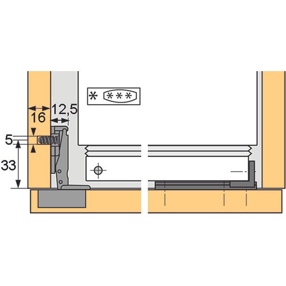 Thumbnail - Hettich, Möbelscharnier, ET 582