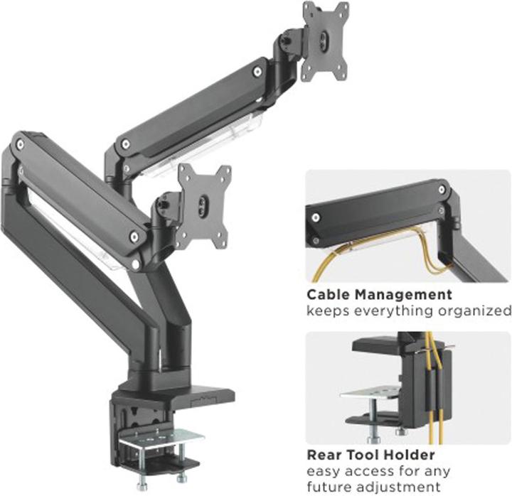 Produktbild Roline LCD-Dualarm (Tisch, 15 kg)