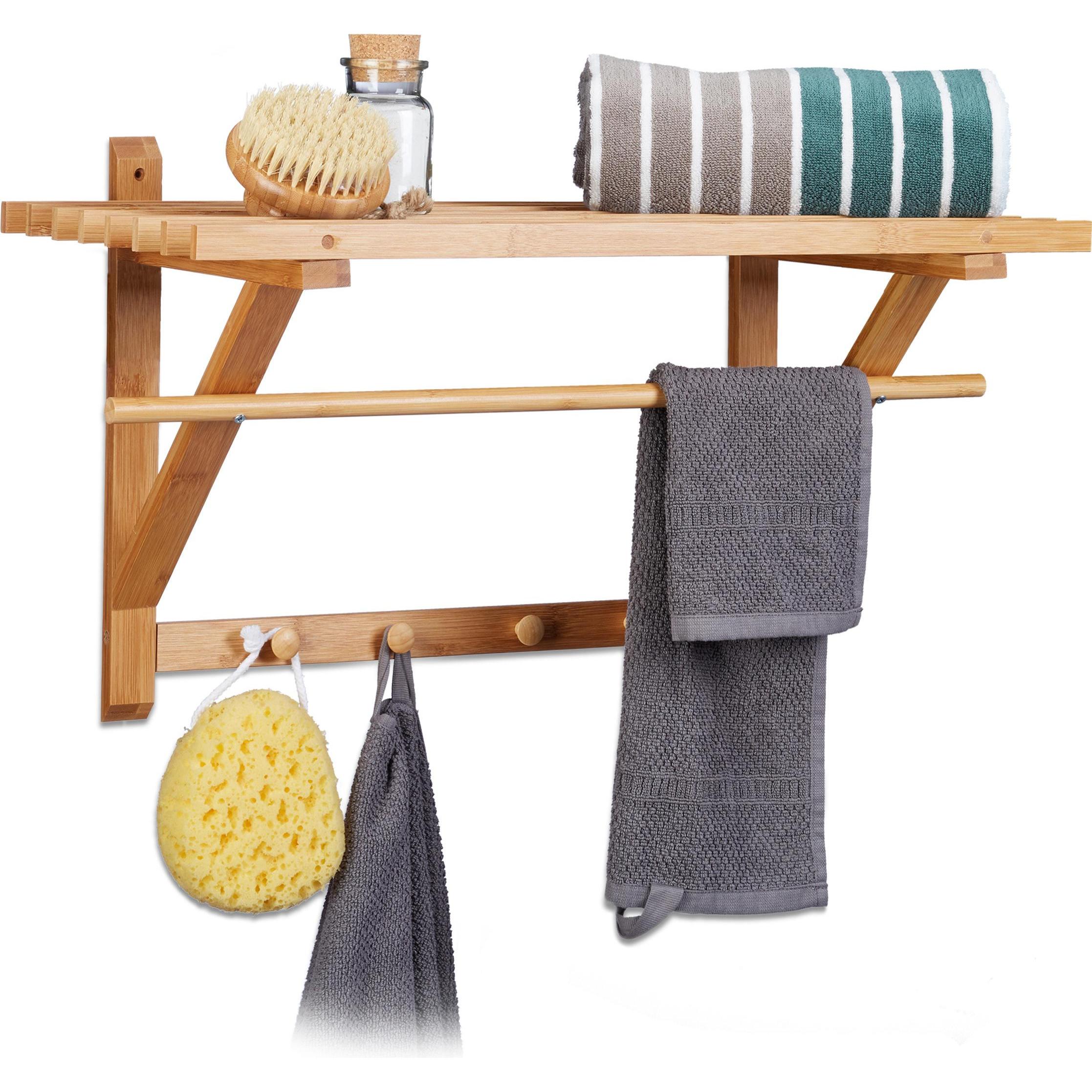 Thumbnail - Relaxdays, Garderobe + Kleiderhaken, Wandgarderobe