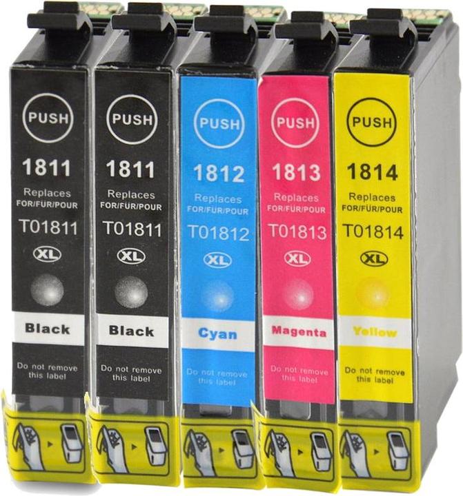 Produktbild Hermex Kompatible Tintenpatrone XL für Epson Expression Home XP-202 (M, Y, BK, C)