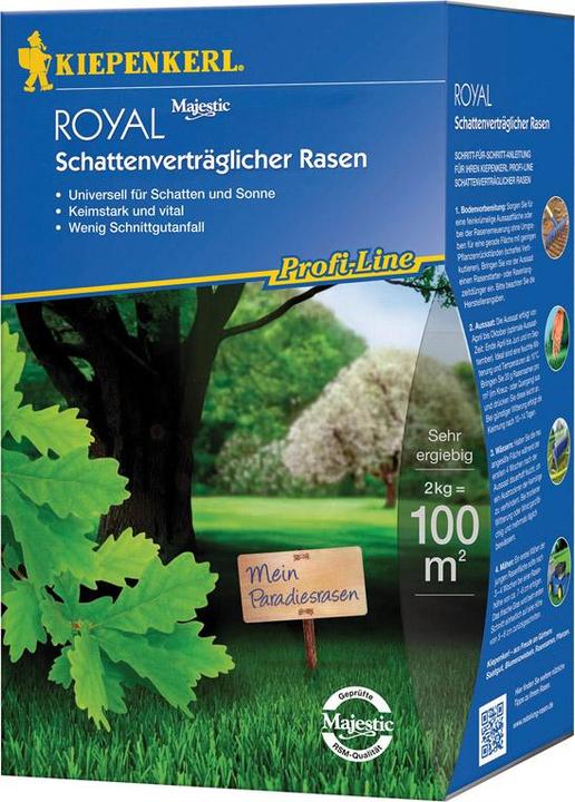Produktbild Kiepenkerl Rasensamen Schattenvertrglicher Rasen 2 kg 100 m (Rasensamen)