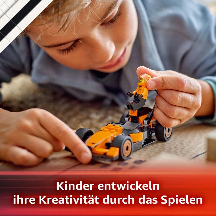 Actual product image LEGO F1 Rennfahrer mit McLaren Rennauto (60442, LEGO City)