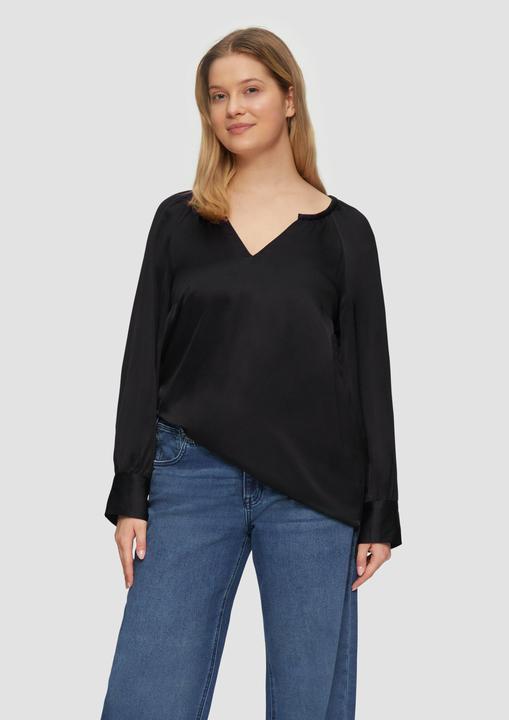 Produktbild S.Oliver Bluse Satinbluse im Relaxed Fit (46)