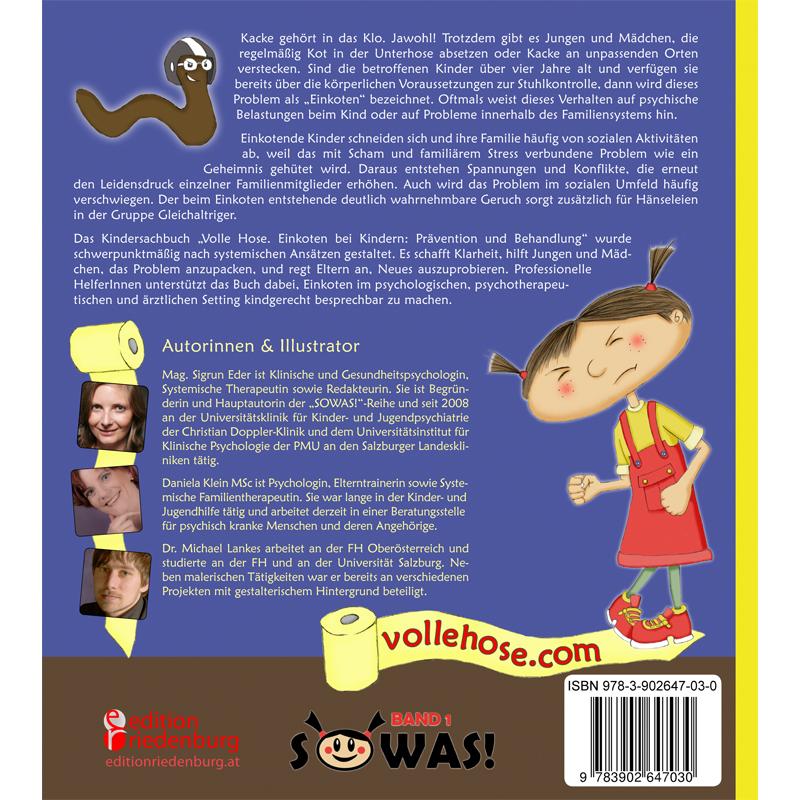 Thumbnail - Volle Hose. Einkoten bei Kindern: Prävention und Behandlung, Kinderbücher von Sigrun Eder