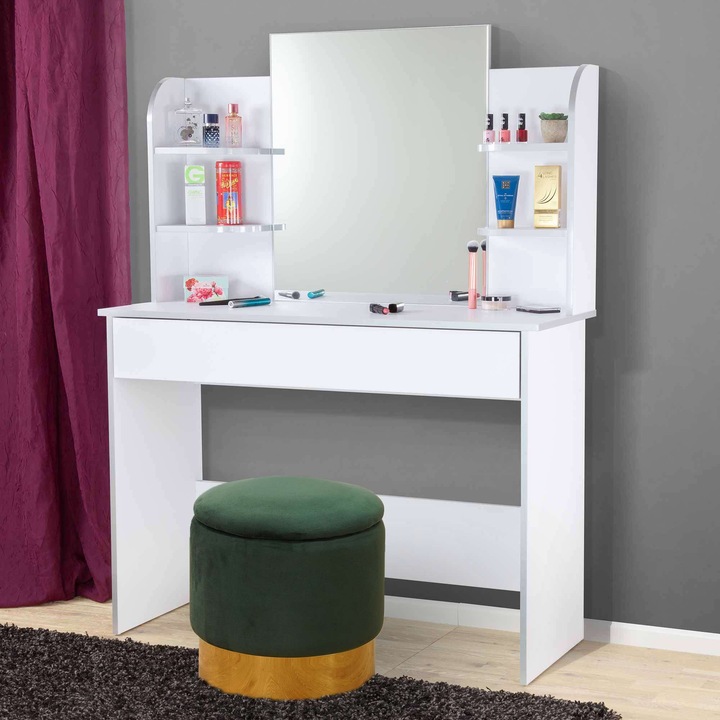 Produktbild Albatros International Albatros Hocker mit Stauraum NIZZA – Sitzhocker mit Stauraum, Modernes Design, Edler Samt/Sherpa – S
